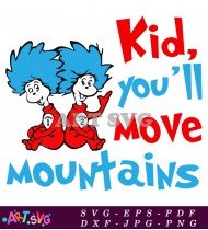 Move Mountains With The Cat In The Hat SVG