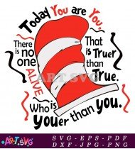 The Cat in The Hat Quotes SVG