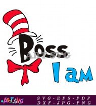 The Cat In The Hat Boss Am SVG