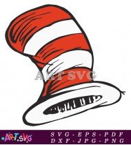 Cat In The Hat Red Hat Printable SVG