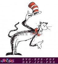 The Cat in The Hat Character SVG