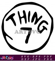 Thing One and Thing Two Symbol SVG 1