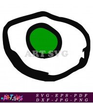 The Cat In The Hat Green Dot Symbol SVG