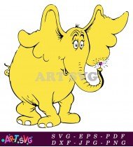 Dr Seuss Horton Hears A Who Elephant SVG