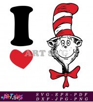 The Cat in the Hat Costume SVG 1