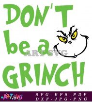 Grinch Christmas Ornament SVG 1