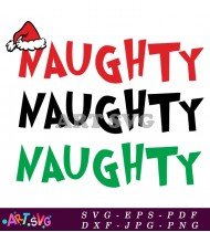 Naughty Grinch Christmas Ornament SVG