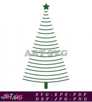 Christmas Tree SVG Cut File Design