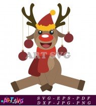 Reindeer Christmas Holiday Season SVG 1