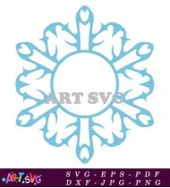 Snowflake Christmas Decoration Printable Digital Design Vector SVG 4