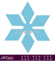 Snowflake Christmas Ornament Printable Cut File Svg SVG 5