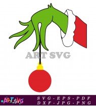 Christmas Grinch Clipart Design Free Vector Image SVG