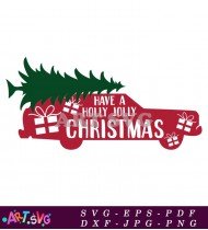 Have A Holly Jolly Christmas Clipart Design SVG