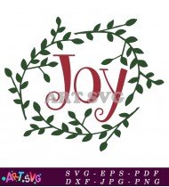 Christmas Joy Holiday Decor SVG