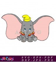 Cute Baby Elephant Cartoon Images SVG