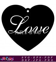 Love Heart Design Digital Download SVG