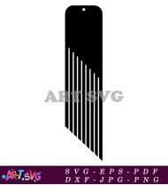 Black Hair Comb Digital Cut File SVG