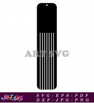 Black Hair Comb SVG Cut File Design