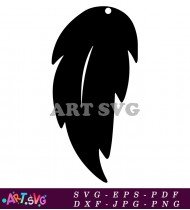 Abstract Leaf Design for Artistic Expressions SVG