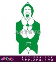 Buddy The Elf Christmas Movie Clip Art SVG