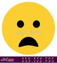 Yellow Emoji With A Smug Smile SVG