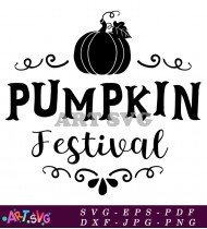 Pumpkin Festival Fall Harvest Party Event Decoration SVG