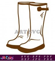 Rain Boot Fall Autumn Thanksgiving Weather SVG 2