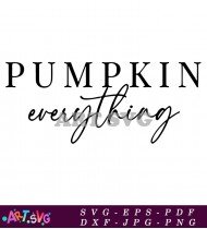 Pumpkin Everything Fall Design SVG Free 1