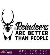 Reindeer Are Better Than People in Frozen SVG