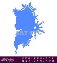 Snowflake Clipart For Frozen Birthday Party SVG