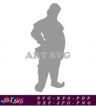 Frozen Clipart Silhouette Black And White SVG