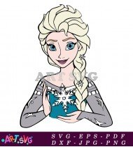 Disney Frozen Cartoon Character Illustration SVG