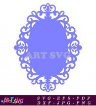 Ornate Frame For Picture Illustration Free SVG