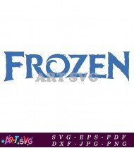 Frozen Movie Title Text For Decor SVG