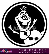 Olaf The Snowman From Disney Frozen SVG 2