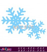 Snowflake Design Element Winter Decor Graphic SVG