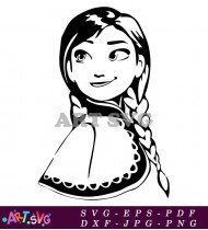 Elsa Frozen Printable Vinyl Decal Design SVG