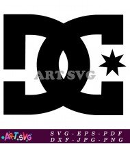 DC Shoes Black Logo Design Vector SVG