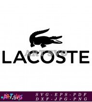 Lacoste Crocodile Logo Design Clothing Brand SVG