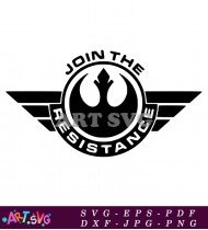 Join The Resistance Star Wars SVG