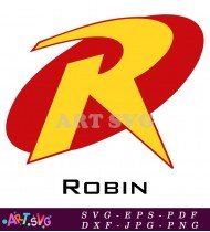 Robin Superhero Symbol Batman Cartoon Dc SVG