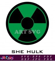 She Hulk Marvel Comics Superheroes Symbol SVG