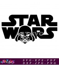 Star Wars Darth Vader Face Icon Vector SVG