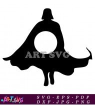 Star Wars Darth Vader With Lightsaber SVG