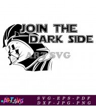 Join The Dark Side Star Wars Design SVG