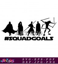 Star Wars Squad Goals Character Silhouette SVG