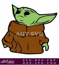 Baby Yoda Coloring Pages Printable For Kids SVG