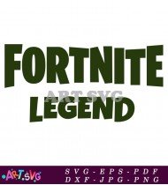 Fortnite Battle Royale Logo Design SVG 1