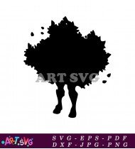 Black And White Tree Silhouette Image Free SVG