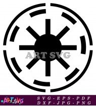 The Galactic Empire Star Wars Logo Symbol SVG